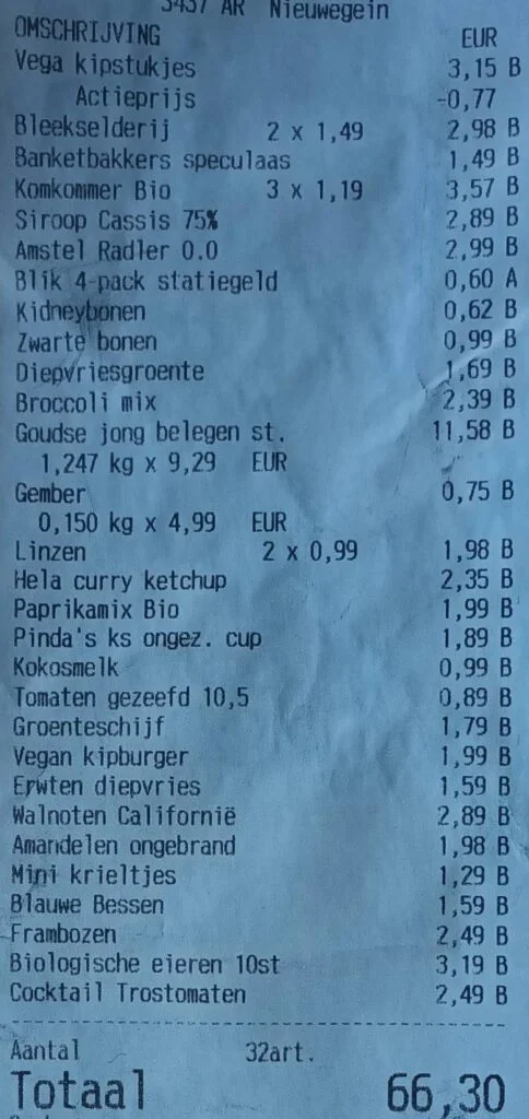 boodschappen gezonder eten