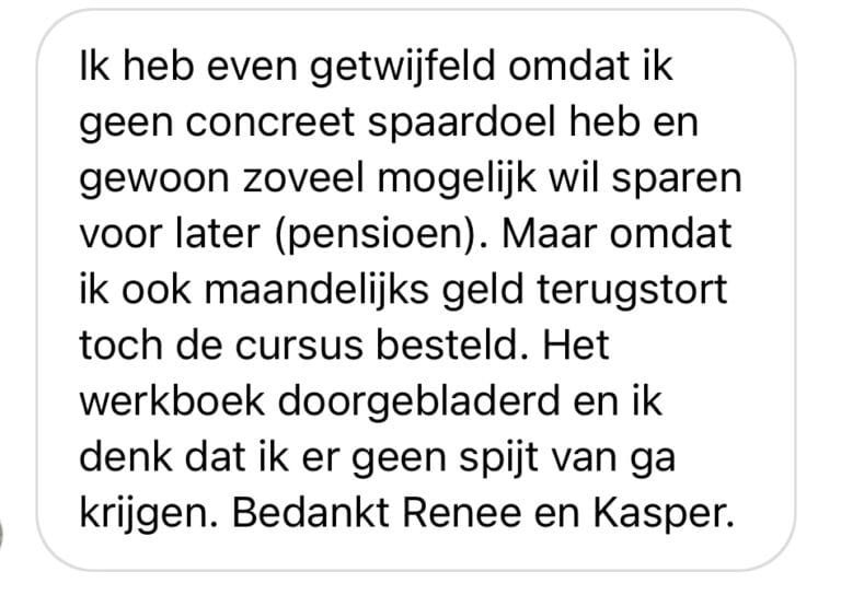 Spaardoel Reviews (2)