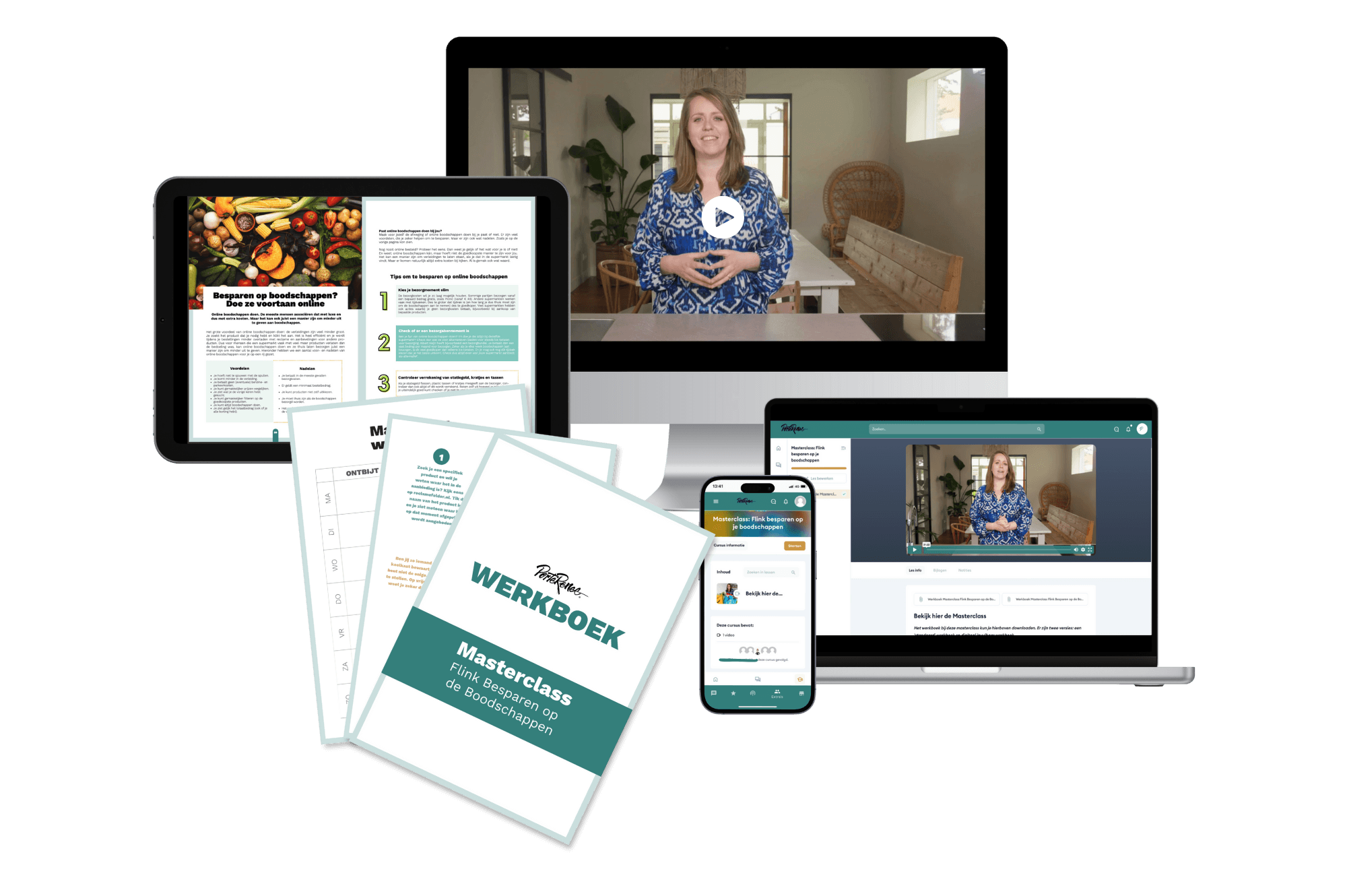 Masterclass boodschappen mockup